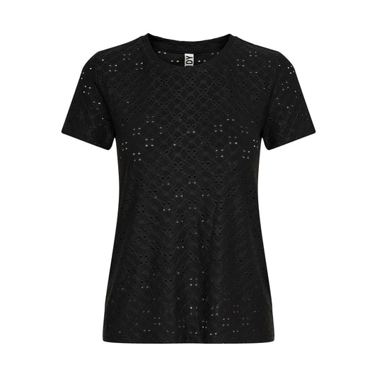 Jacqueline De Yong Black Polyester Tops & T-Shirt