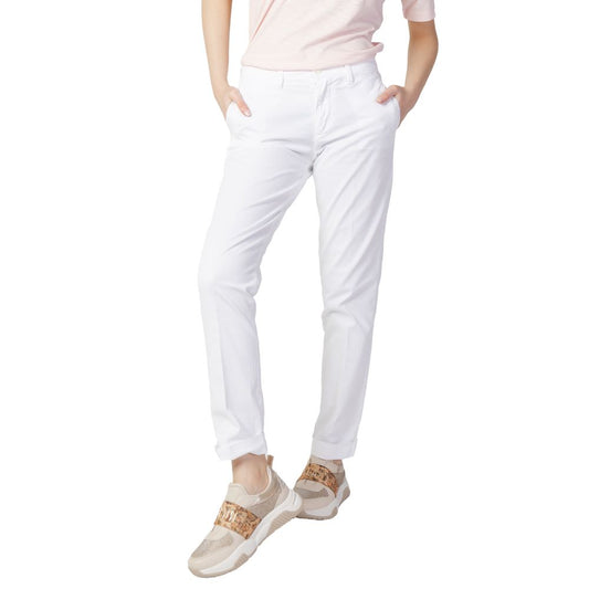 Blauer White Cotton Jeans & Pant