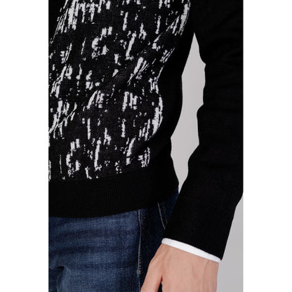 Antony Morato Black Wool Cardigan