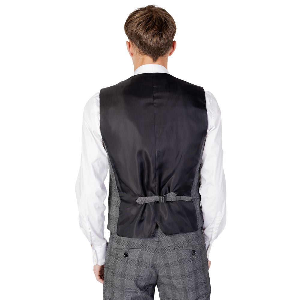 Antony Morato Black Polyester Vest