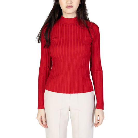 Morgan De Toi Red Viscose Tops & T-Shirt