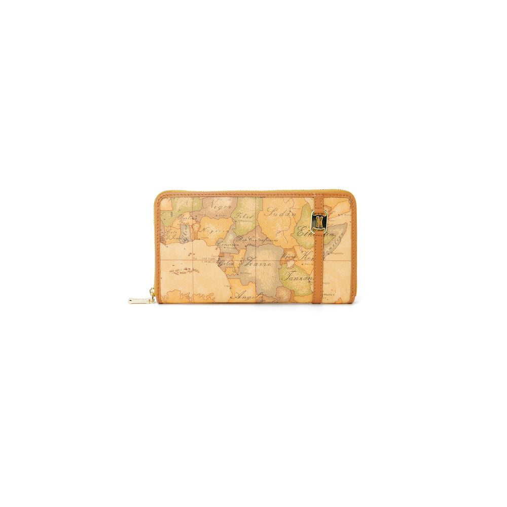 Alviero Martini Prima Classe Beige Leather Wallet