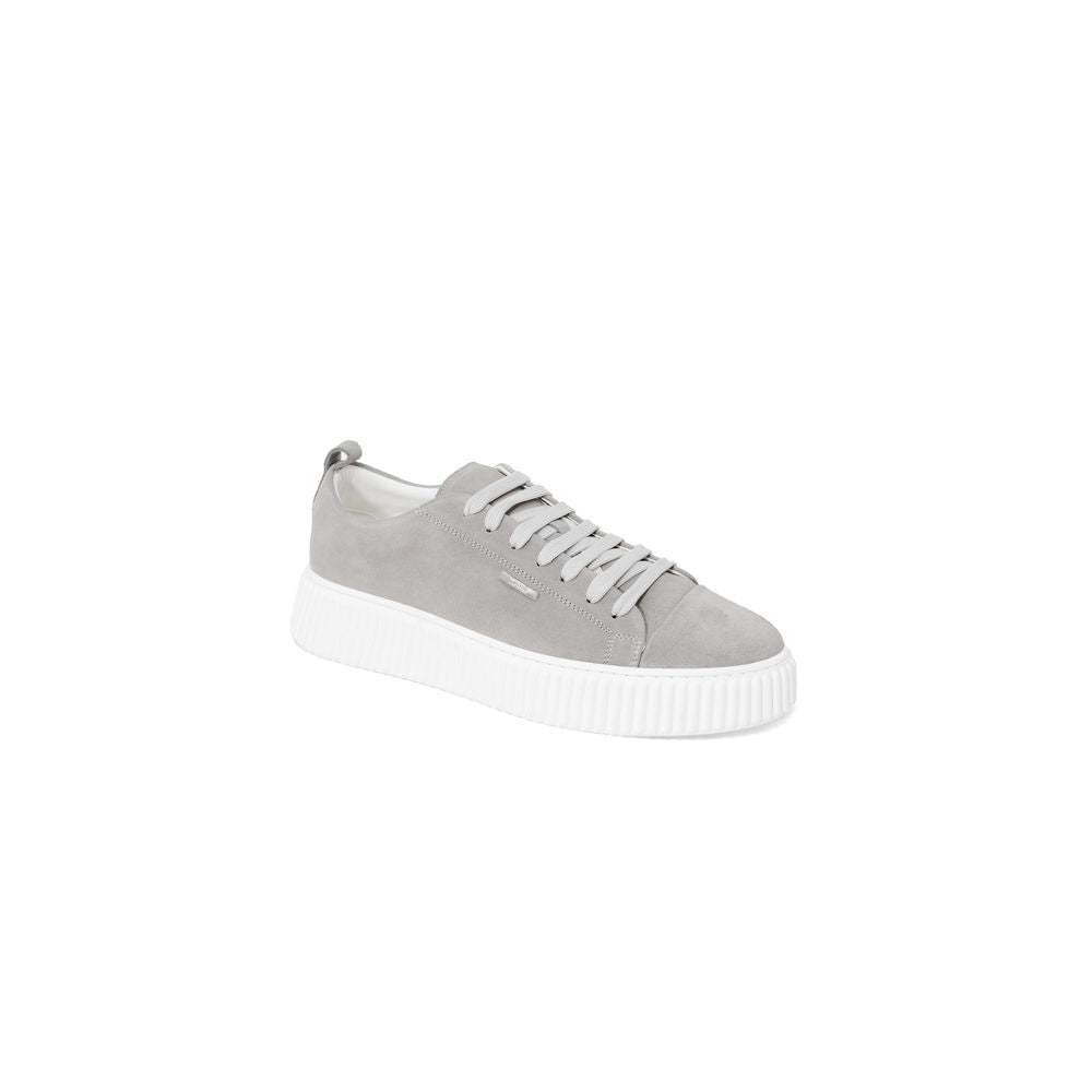 Antony Morato Gray Suede Sneaker