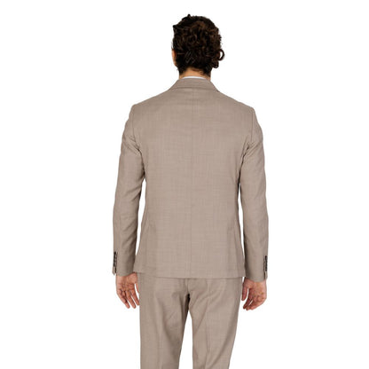 Antony Morato Beige Polyester Suit