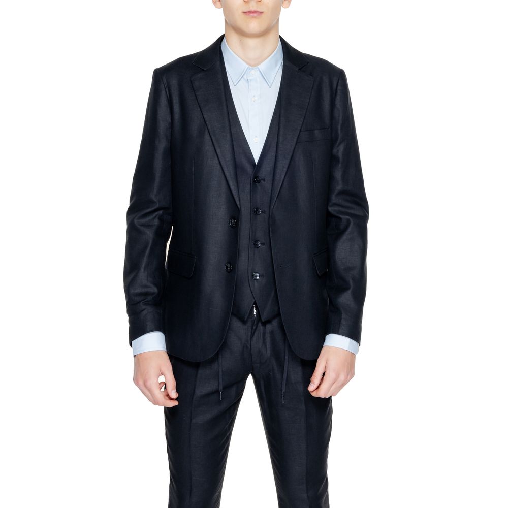 Antony Morato Black Linen Suit