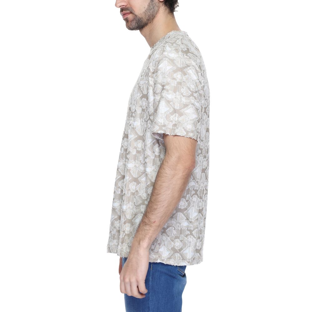 Antony Morato Beige Polyester T-Shirt