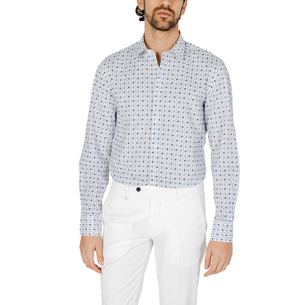 Antony Morato Blue Cotton Shirt