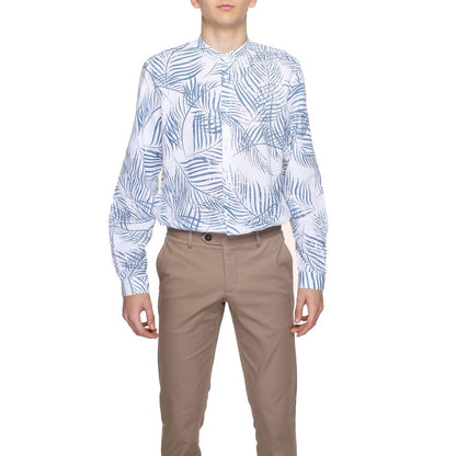 Antony Morato Blue Cotton Shirt