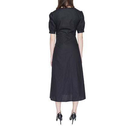 Alviero Martini Prima Classe Black Cotton Dress