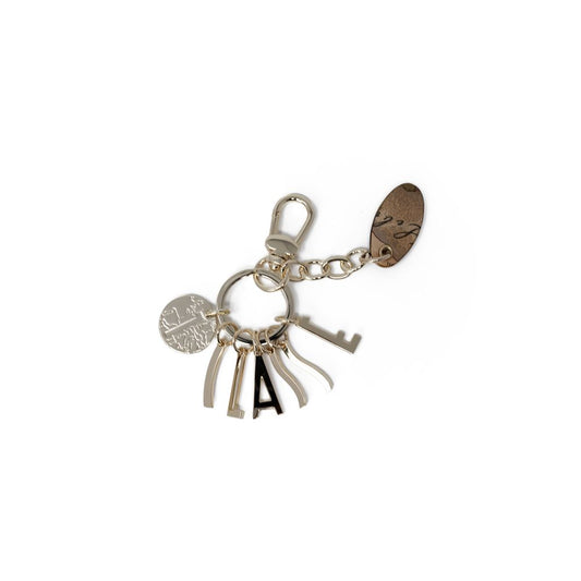 Alviero Martini Prima Classe Gold Zinc Keychain