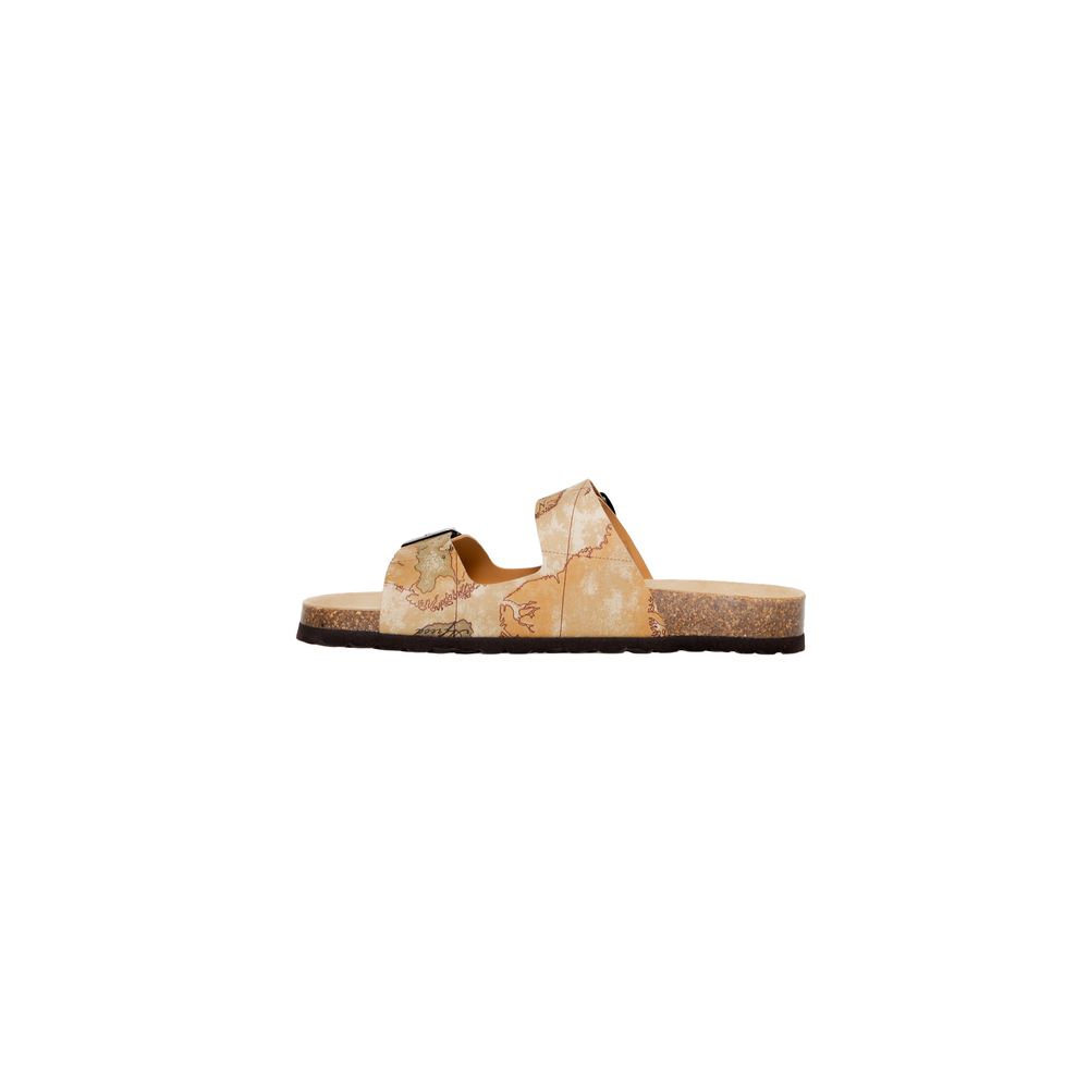 Alviero Martini Prima Classe Beige Textile Sandal