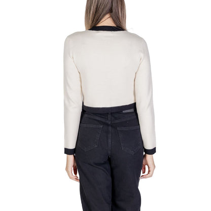 Vero Moda Cream Viscose Cardigan