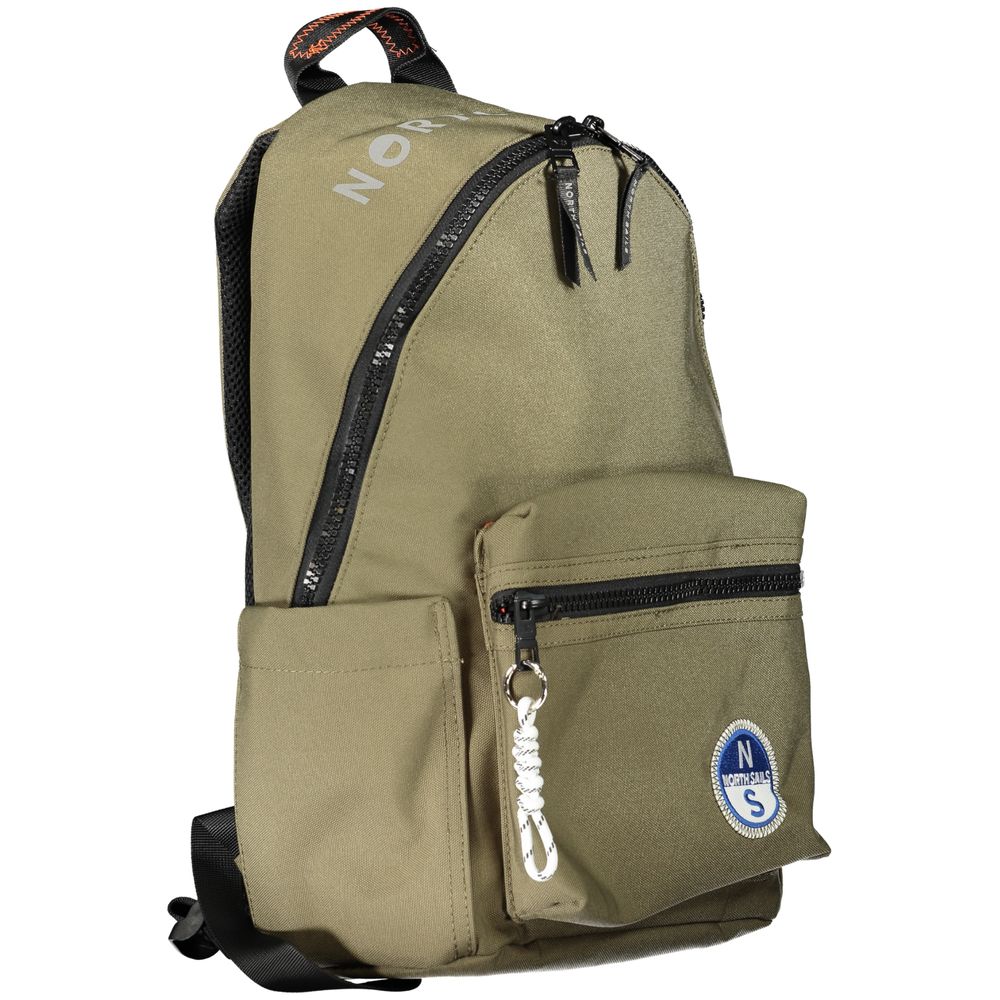 North Sails Green Polyester Backpack