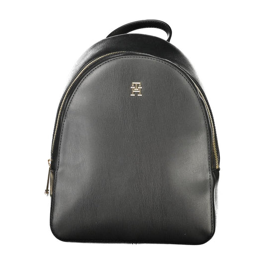 Tommy Hilfiger Black Polyethylene Backpack