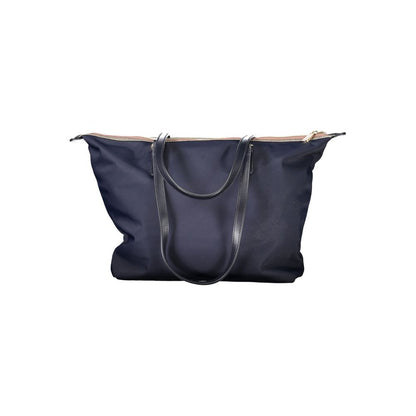 Tommy Hilfiger Blue Polyester Handbag