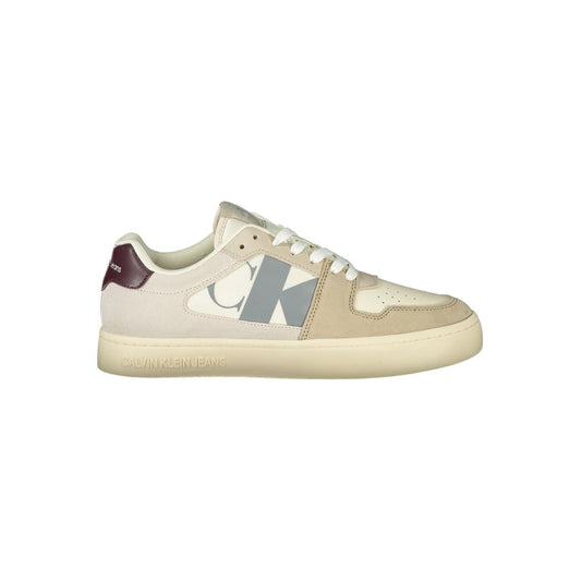 Calvin Klein Beige Polyester Sneaker