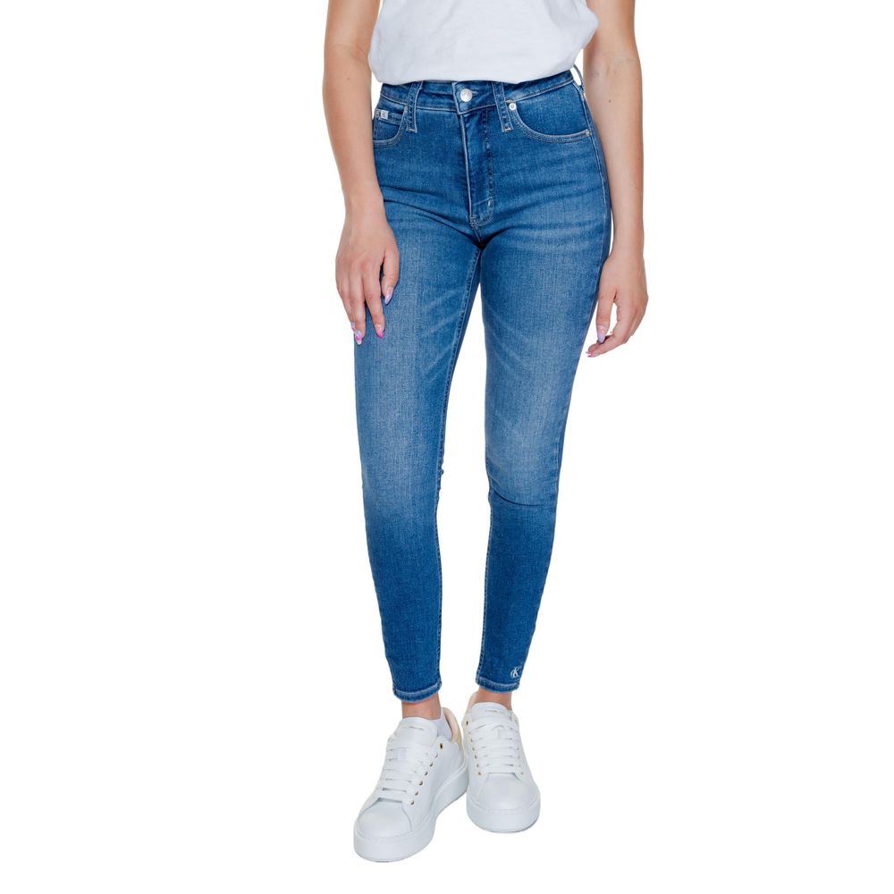 Calvin Klein Jeans Blue Cotton Jeans & Pant