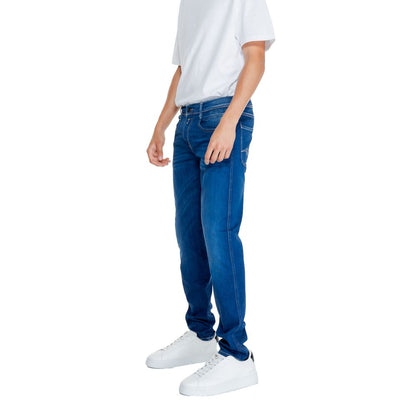 Replay Blue Cotton Jeans & Pant