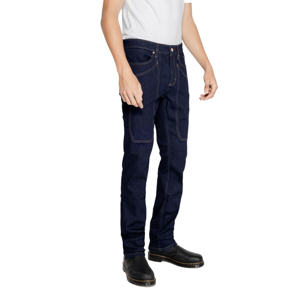 Jeckerson Blue Cotton Jeans & Pant