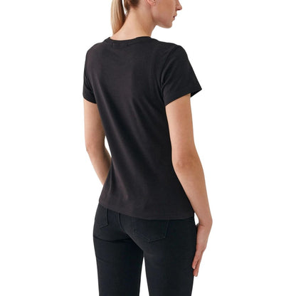 Calvin Klein Jeans Black Cotton Tops & T-Shirt