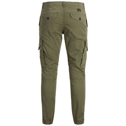 Jack Jones Green Cotton Jeans & Pant