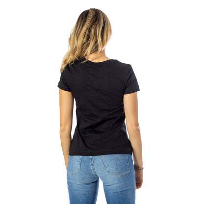 Calvin Klein Jeans Black Cotton Tops & T-Shirt