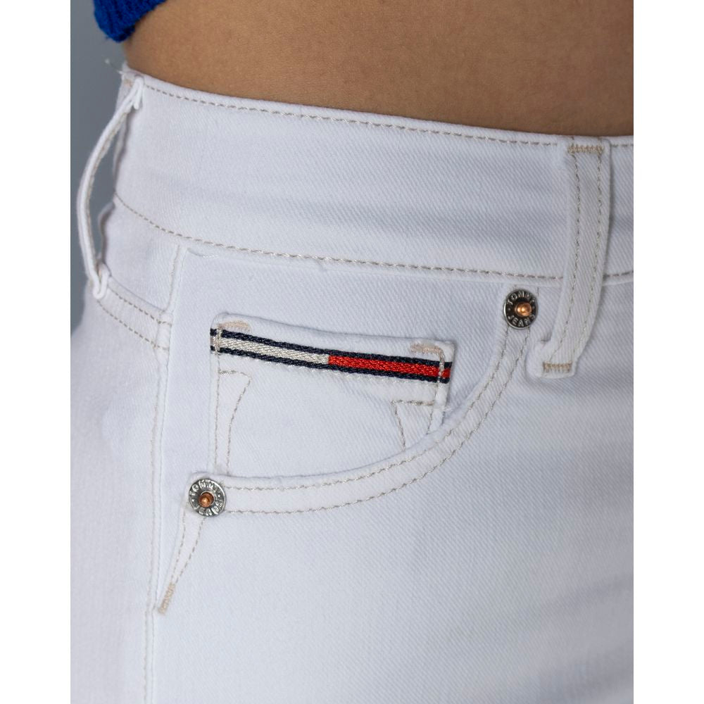 Tommy Hilfiger Jeans White Cotton Jeans & Pant