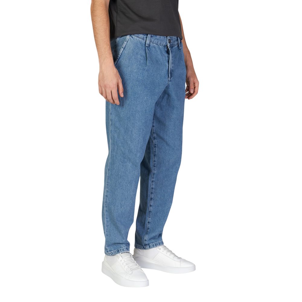 Jack Jones Blue Cotton Jeans & Pant