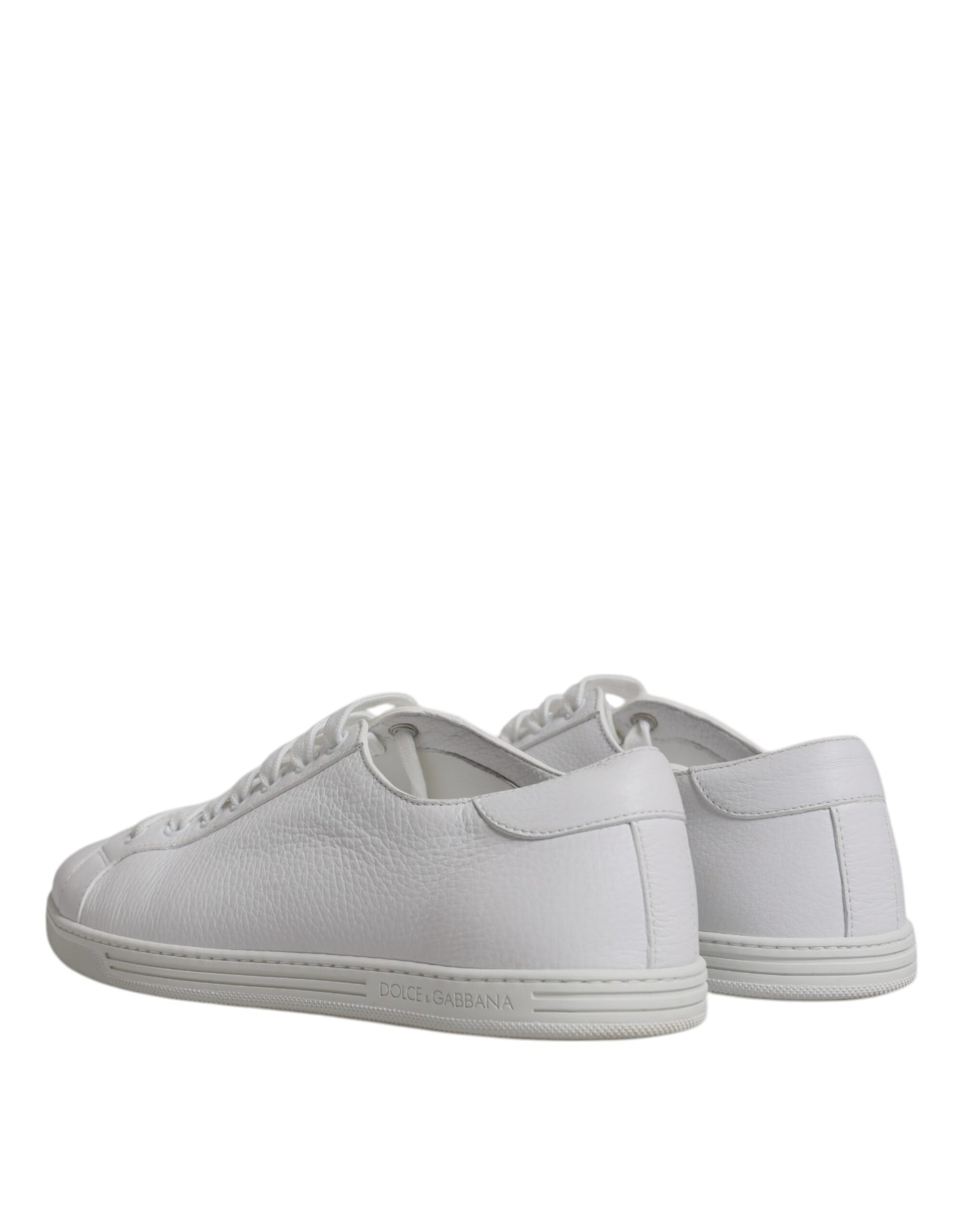 Dolce & Gabbana White Low Top Men Saint Tropez Sneakers Shoes