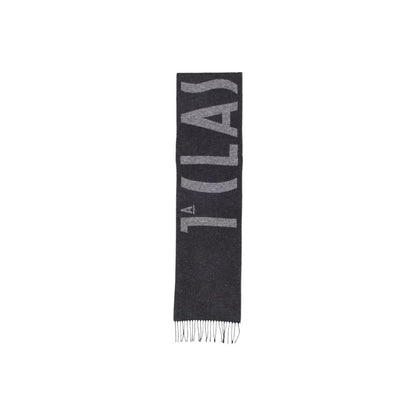 Alviero Martini Prima Classe Black Cotton Scarf