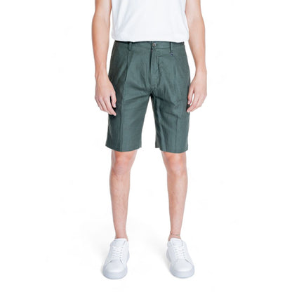 Antony Morato Green Linen Short