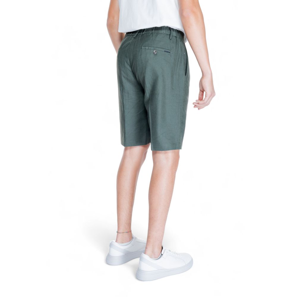 Antony Morato Green Linen Short