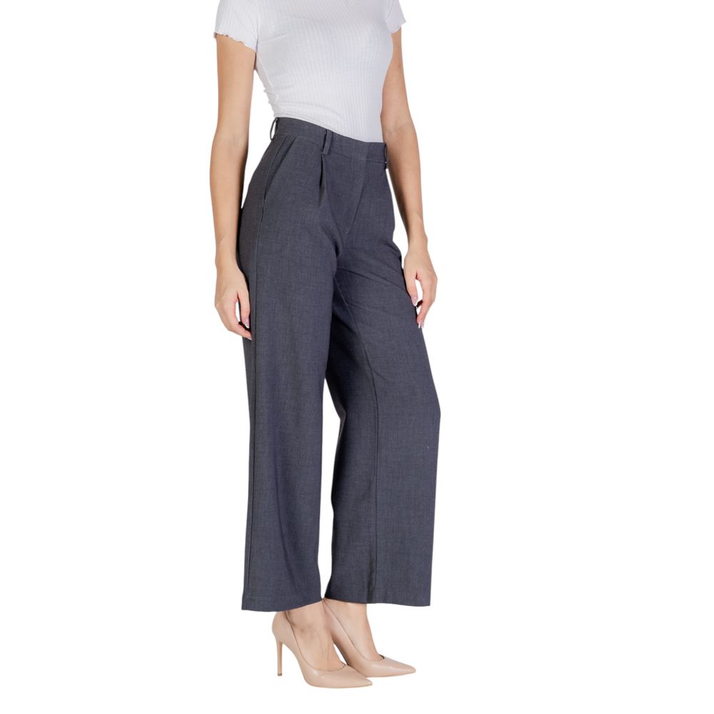 Jacqueline De Yong Gray Polyester Jeans & Pant