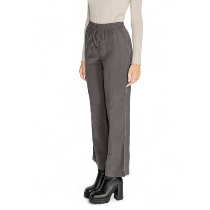 Jacqueline De Yong Gray Viscose Jeans & Pant