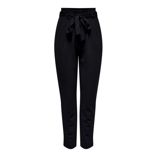 Jacqueline De Yong Black Polyester Jeans & Pant