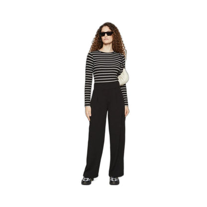 Jacqueline De Yong Black Polyester Jeans & Pant