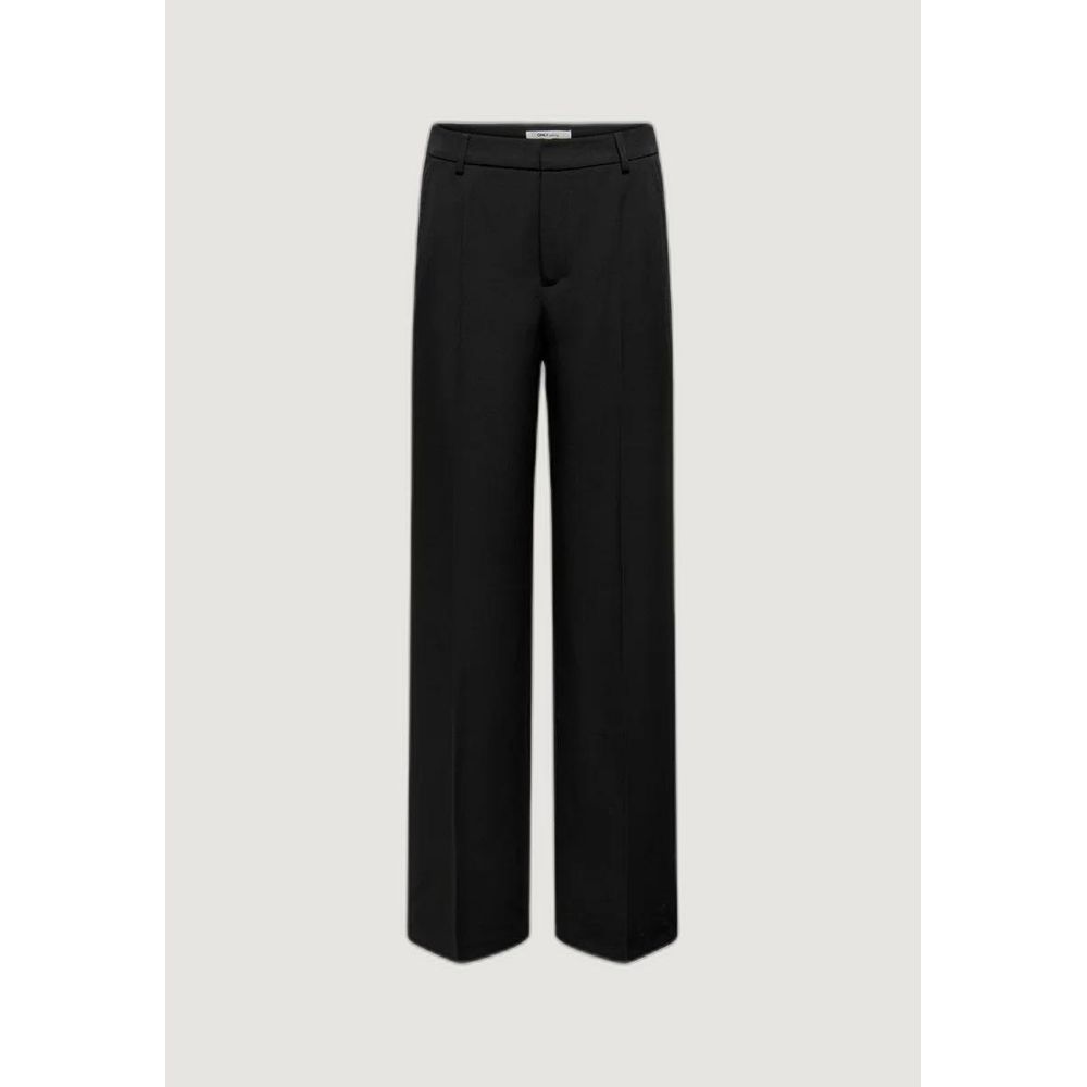 Only Black Polyester Jeans & Pant