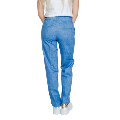 Street One Blue Polyester Jeans & Pant