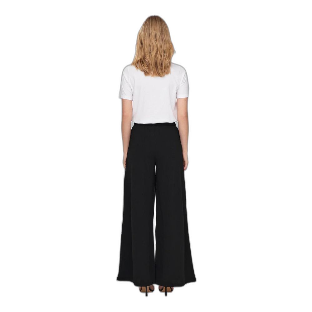 Jacqueline De Yong Black Recycled Polyester Jeans & Pant