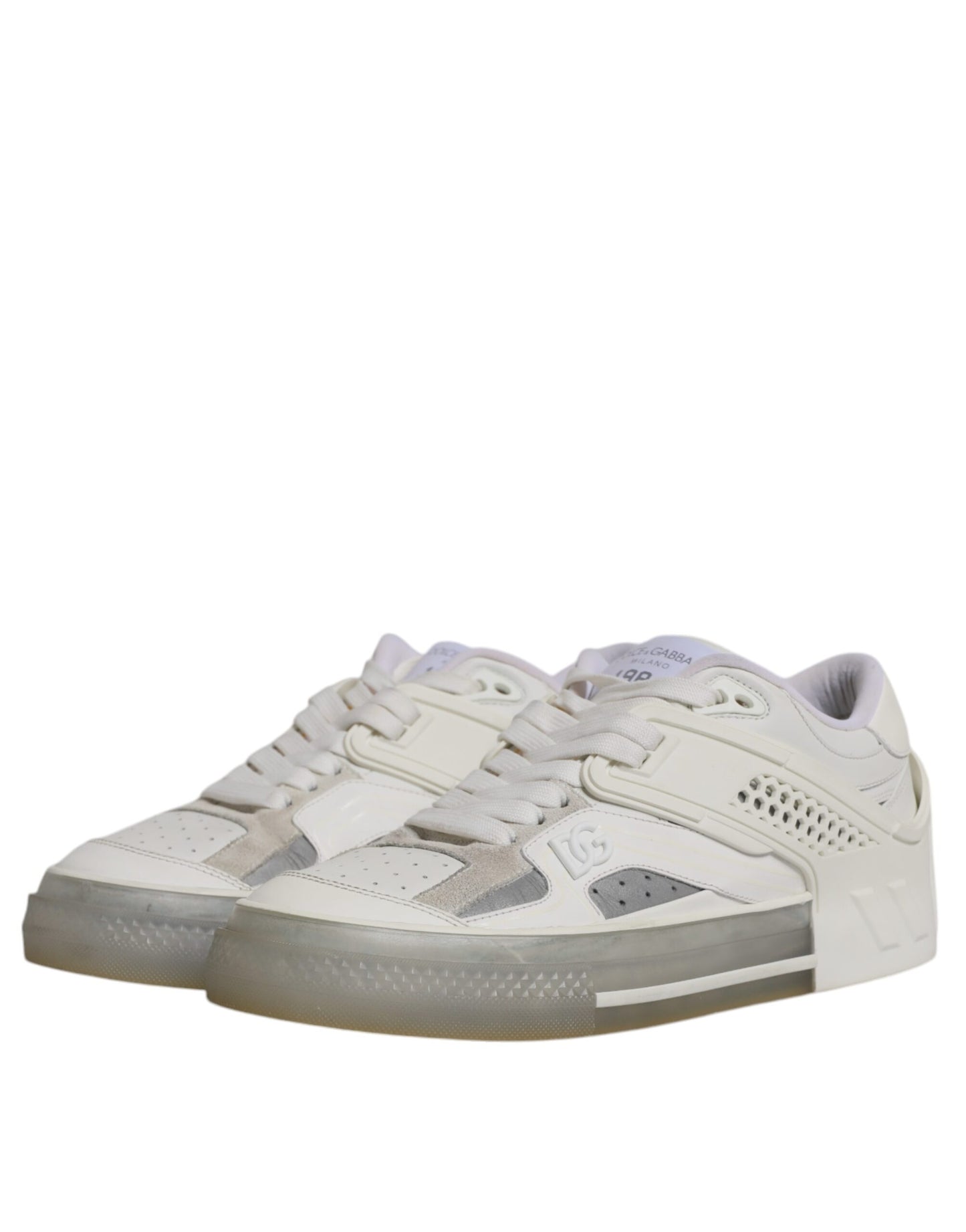 Dolce & Gabbana White DG Logo CUSTOM 2.Zero Sneakers Shoes