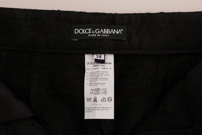 Dolce & Gabbana Elegant High Waist Capri Dress Pants Dolce & Gabbana