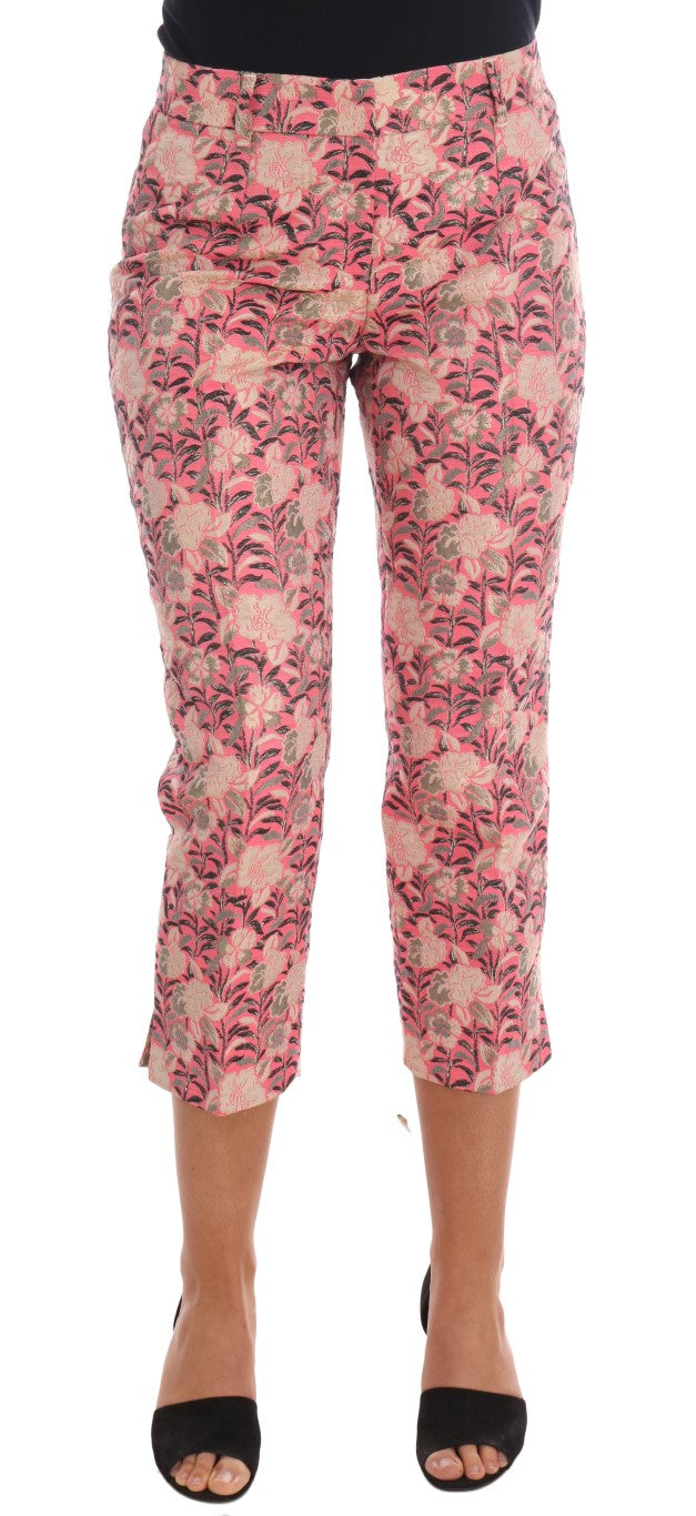 Dolce & Gabbana Elegant Floral Brocade Pants Dolce & Gabbana