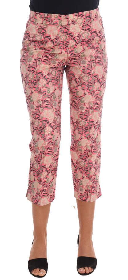 Dolce & Gabbana Elegant Floral Brocade Pants Dolce & Gabbana