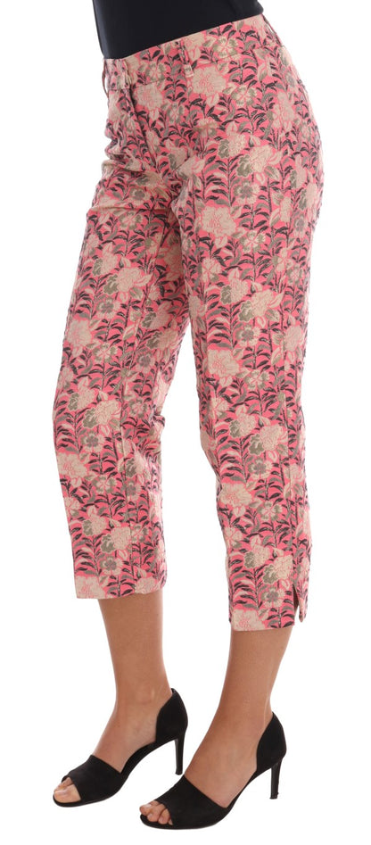 Dolce & Gabbana Elegant Floral Brocade Pants Dolce & Gabbana