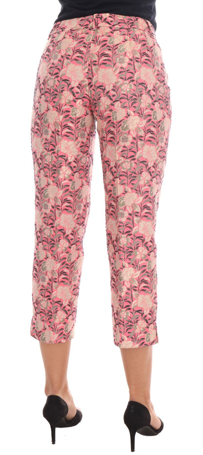 Dolce & Gabbana Elegant Floral Brocade Pants Dolce & Gabbana