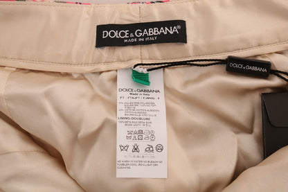 Dolce & Gabbana Elegant Floral Brocade Pants Dolce & Gabbana