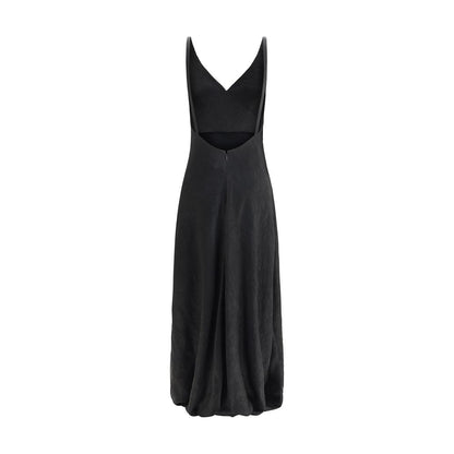 Alexander McQueen cracked finish Long Dress