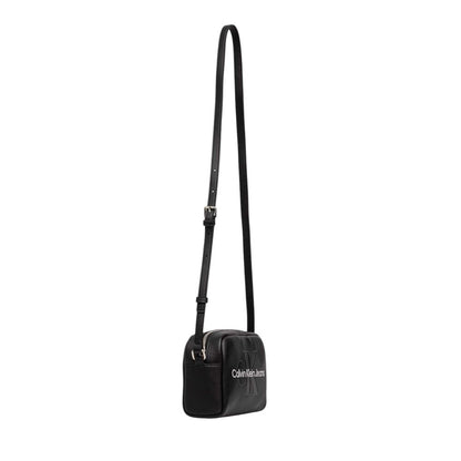 Calvin Klein Jeans Black And White Polyethylene Handbag