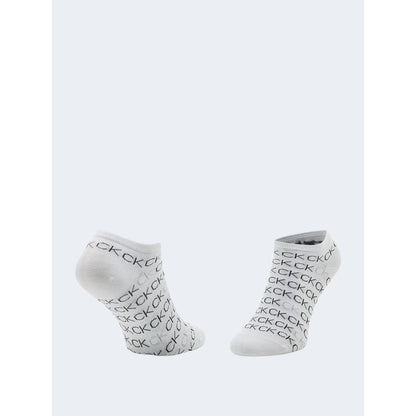 Calvin Klein White Cotton Sock