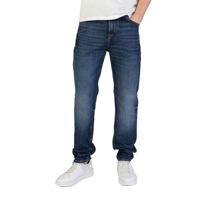 Hugo Boss Blue Cotton Jeans & Pant